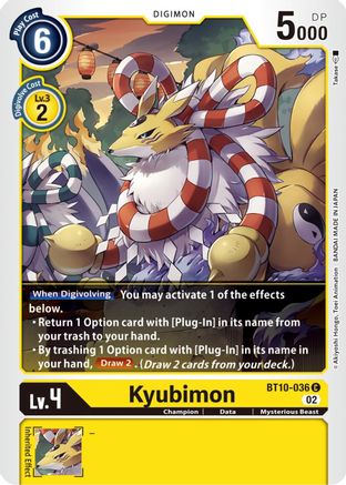 Image of Kyubimon [BT10-036] [Xros Encounter]