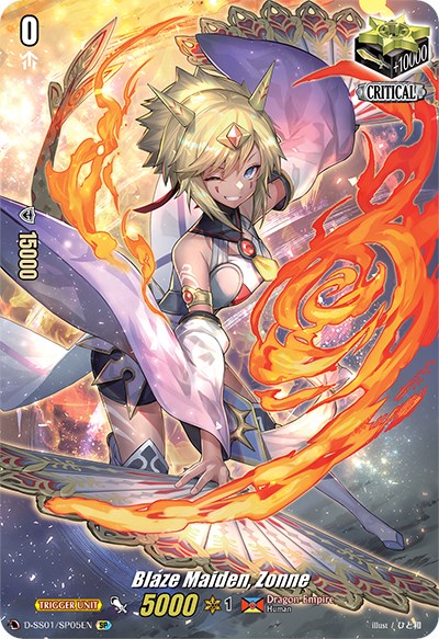 Image of Blaze Maiden, Zonne (D-SS01/SP05EN) [Festival Collection 2021]