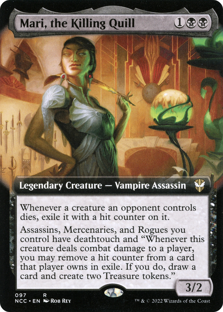 Image of Mari, the Killing Quill (Extended Art) [Streets of New Capenna Commander]