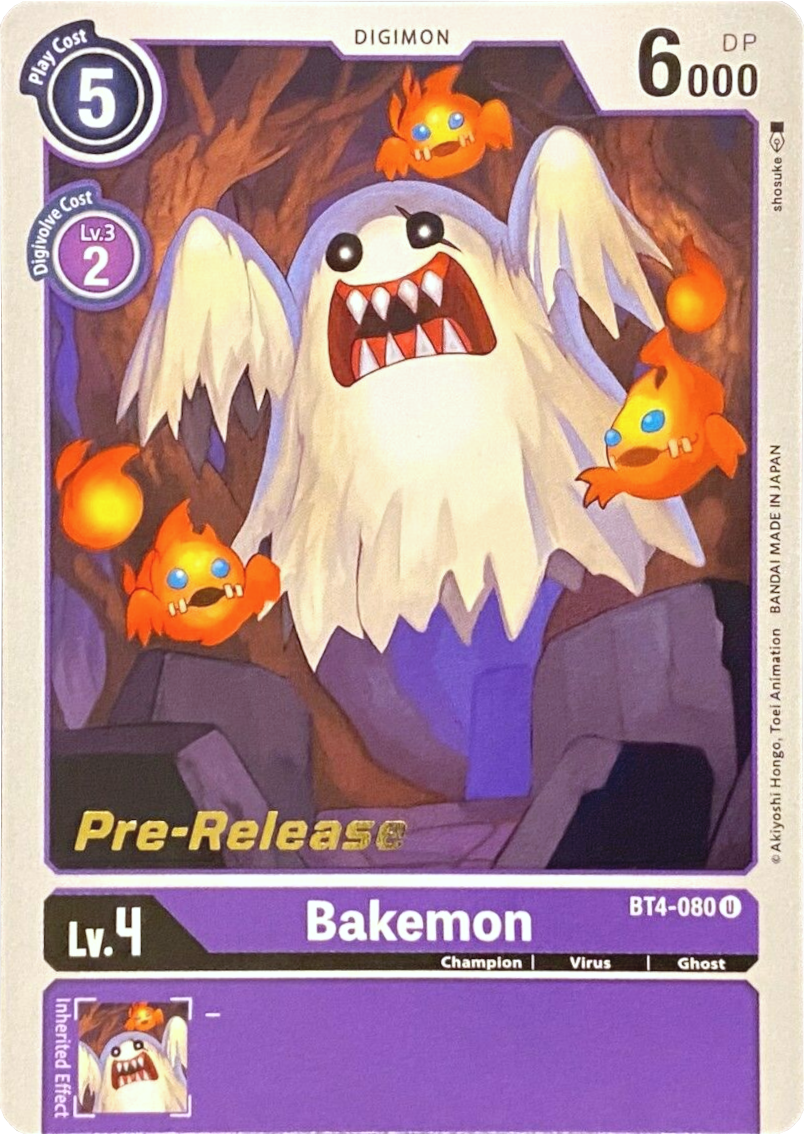 Image of Bakemon [BT4-080] [Great Legend Pre-Release Promos]