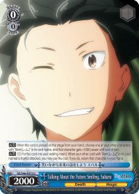 Image of Talking About the Future Smiling, Subaru (RZ/S46-E073 U) [Re:ZERO]