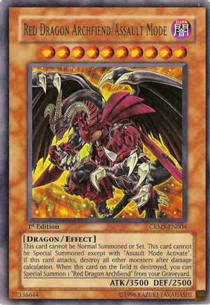 Image of Red Dragon Archfiend/Assault Mode [CRMS-EN004] Ultra Rare