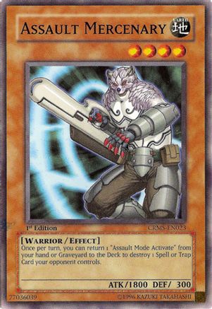 Image of Assault Mercenary [CRMS-EN023] Common