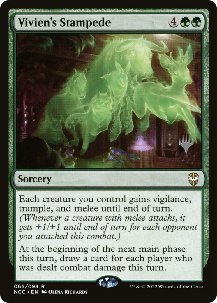 Image of Vivien's Stampede (Promo Pack) [Streets of New Capenna Commander Promos]