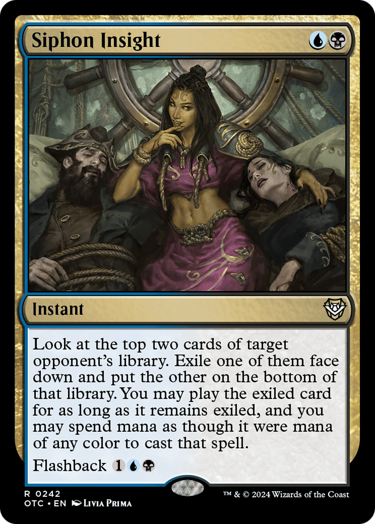 Image of Siphon Insight [Outlaws of Thunder Junction Commander]