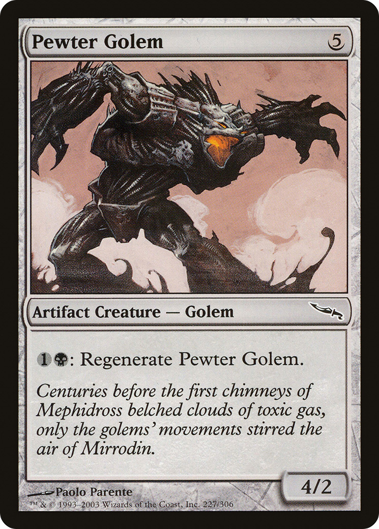Image of Pewter Golem [Mirrodin]