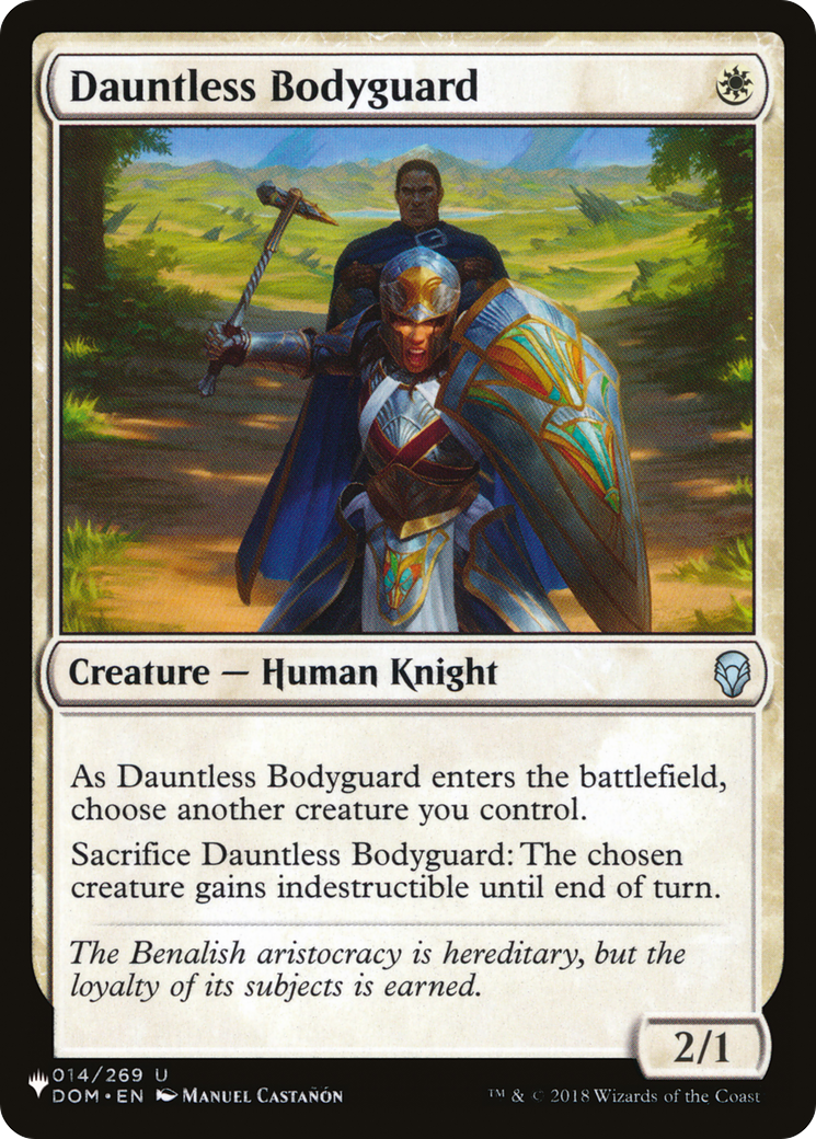 Image of Dauntless Bodyguard [The List]