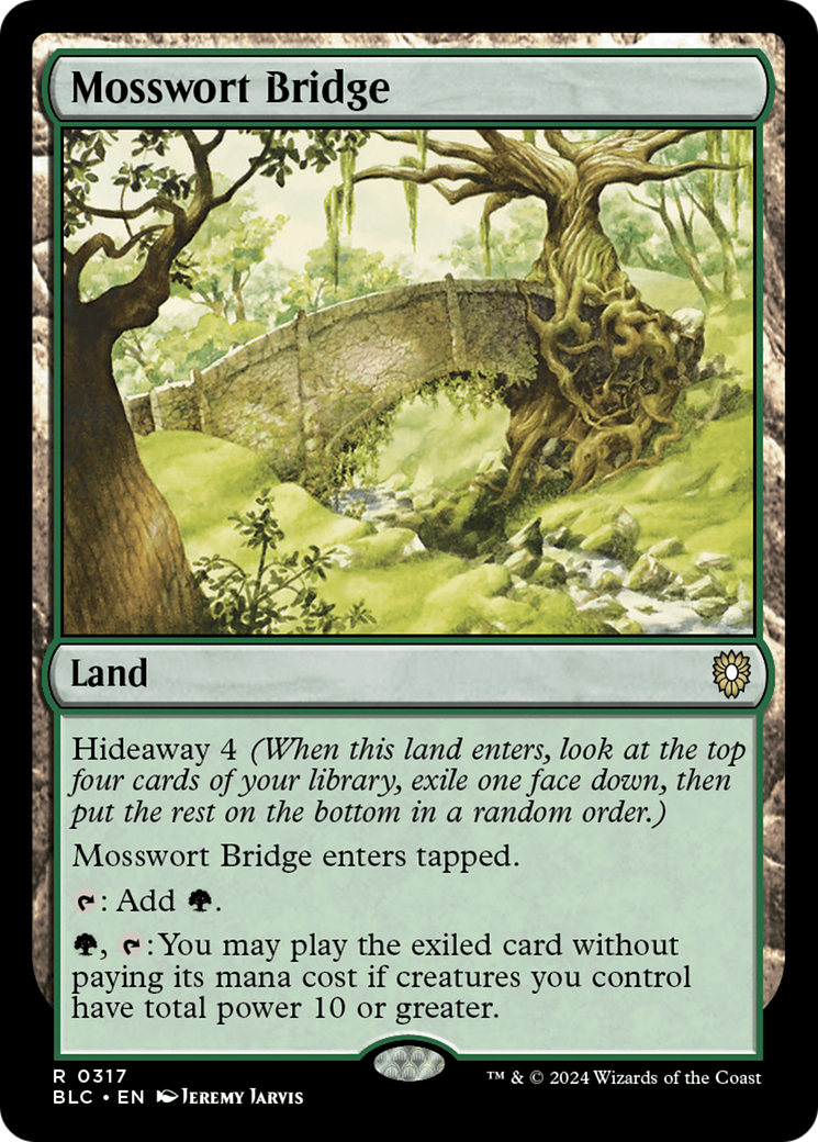 Image of Mosswort Bridge [Bloomburrow Commander]