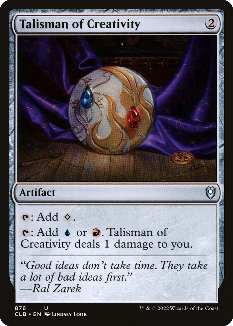 Image of Talisman of Creativity [Commander Legends: Battle for Baldur's Gate]