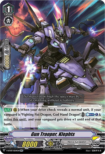 Image of Gun Trooper, Klephts (V-BT07/024EN) [Infinideity Cradle]