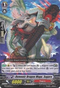 Image of Demonic Dragon Mage, Sagara (BT11/067EN) [Seal Dragons Unleashed]