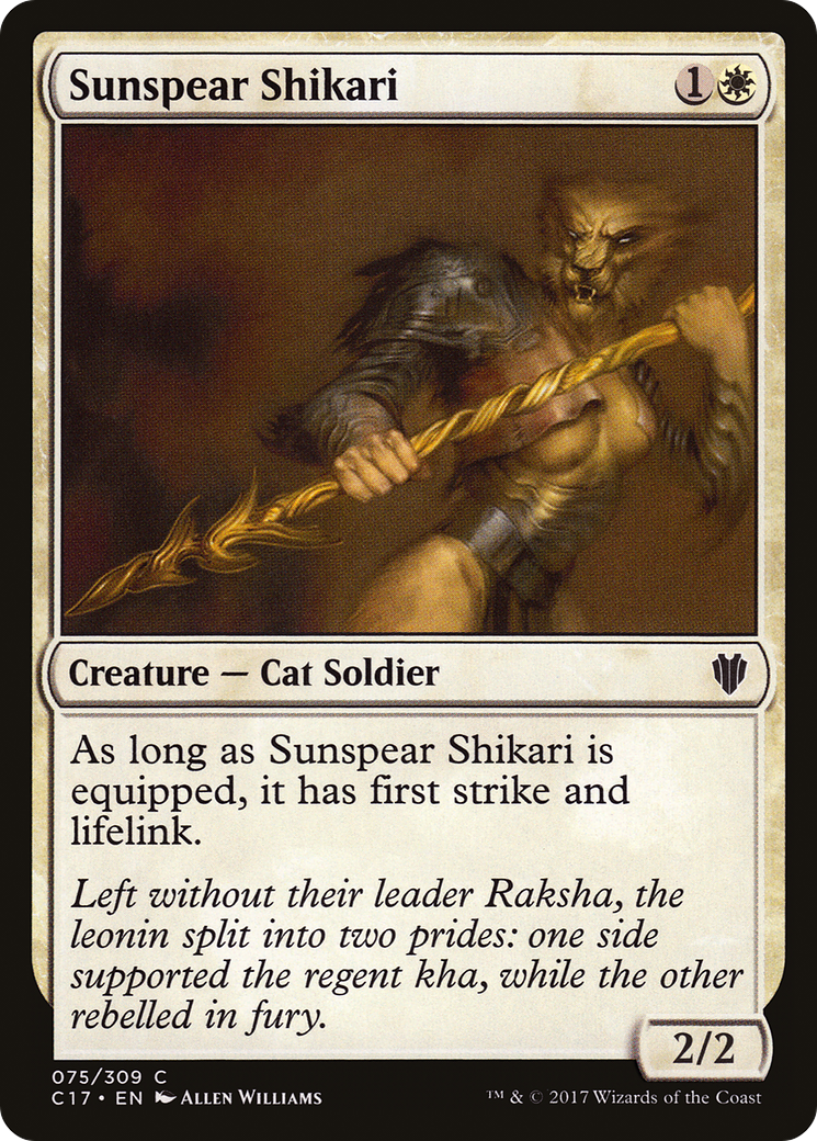 Image of Sunspear Shikari [Commander 2017]