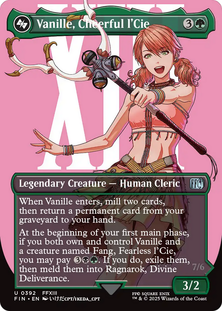 Image of Vanille, Cheerful l'Cie // Ragnarok, Divine Deliverance (Borderless) [FINAL FANTASY]