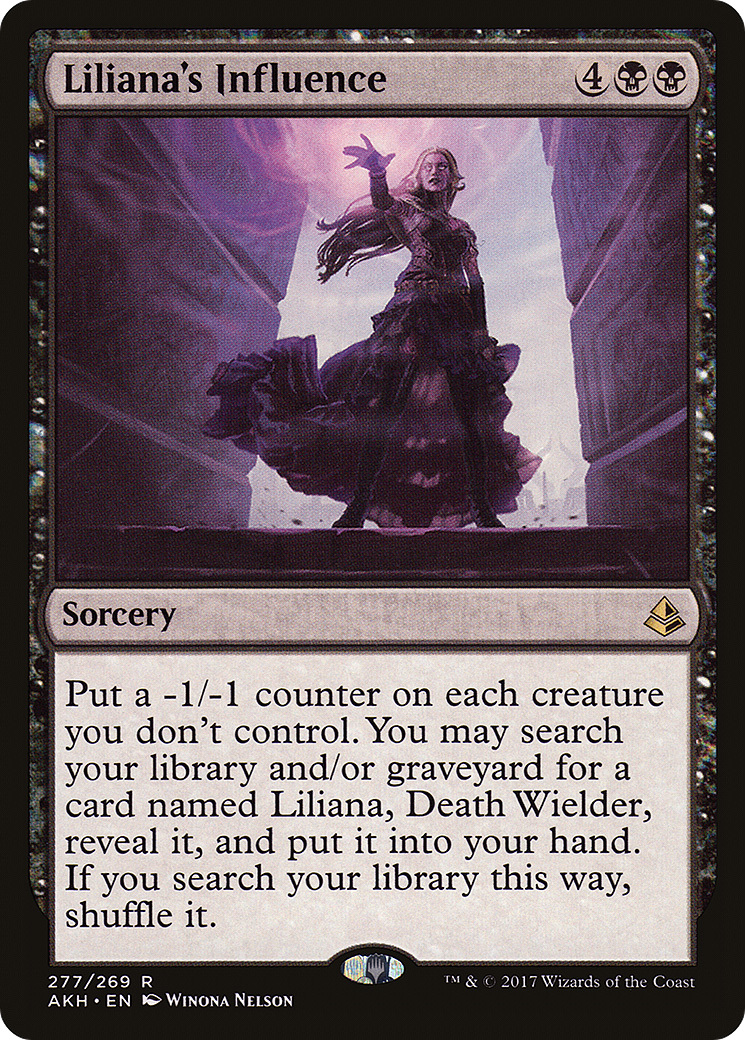 Image of Liliana's Influence [Amonkhet]