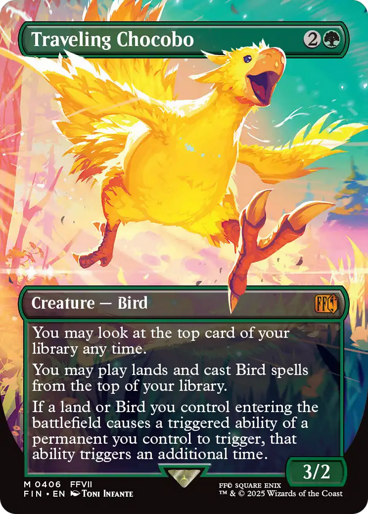 Image of Traveling Chocobo (Borderless) [FINAL FANTASY]