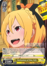 Image of Declaration of War, Felt (RZ/S46-E005 R) [Re:ZERO]