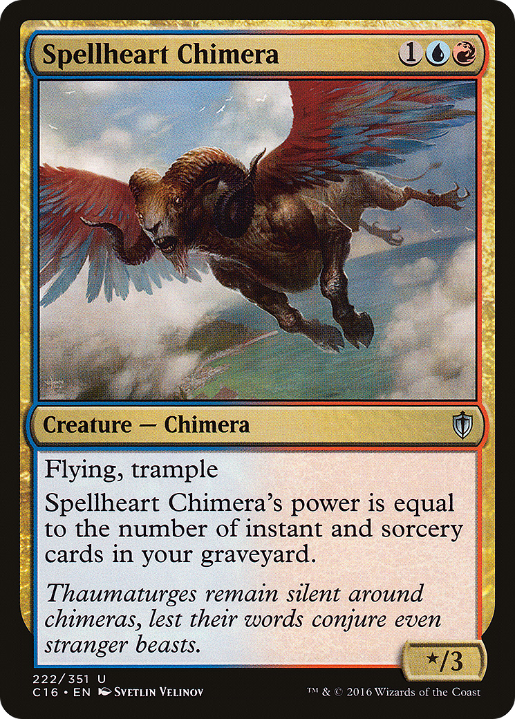Image of Spellheart Chimera [Commander 2016]