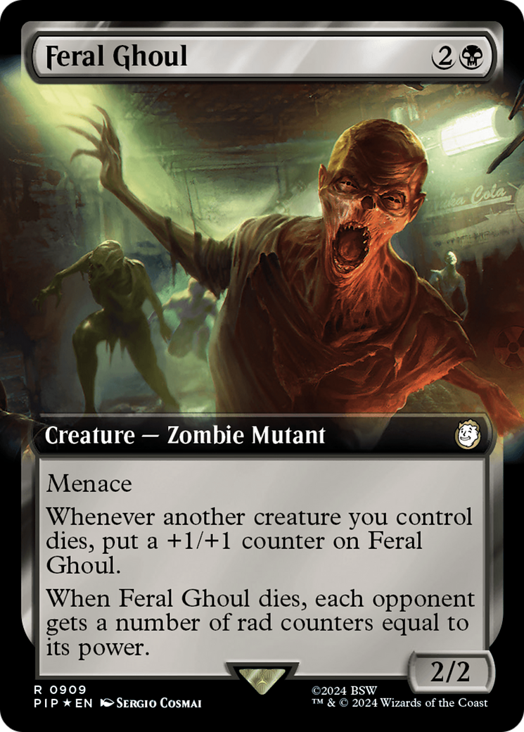 Image of Feral Ghoul (Extended Art) (Surge Foil) [Fallout]