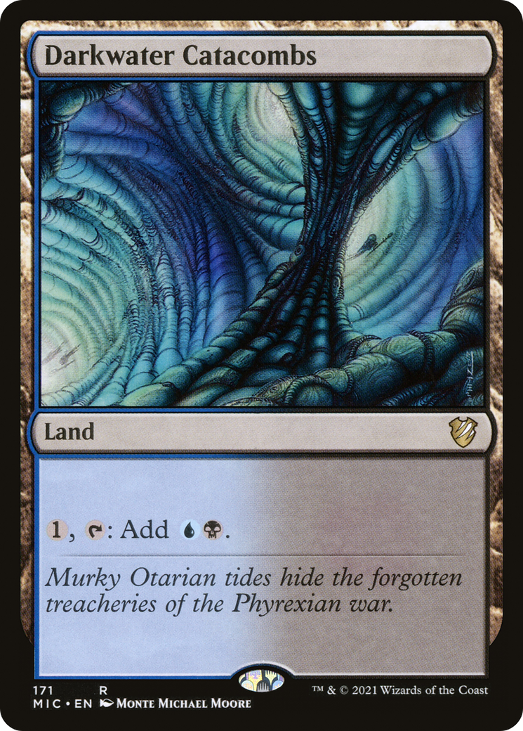 Image of Darkwater Catacombs [Innistrad: Midnight Hunt Commander]