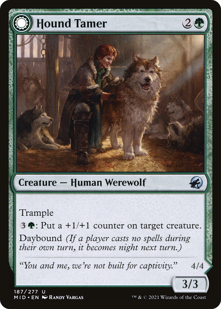 Image of Hound Tamer // Untamed Pup [Innistrad: Midnight Hunt]