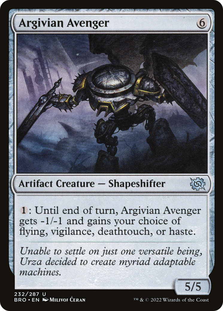 Image of Argivian Avenger [The Brothers' War]