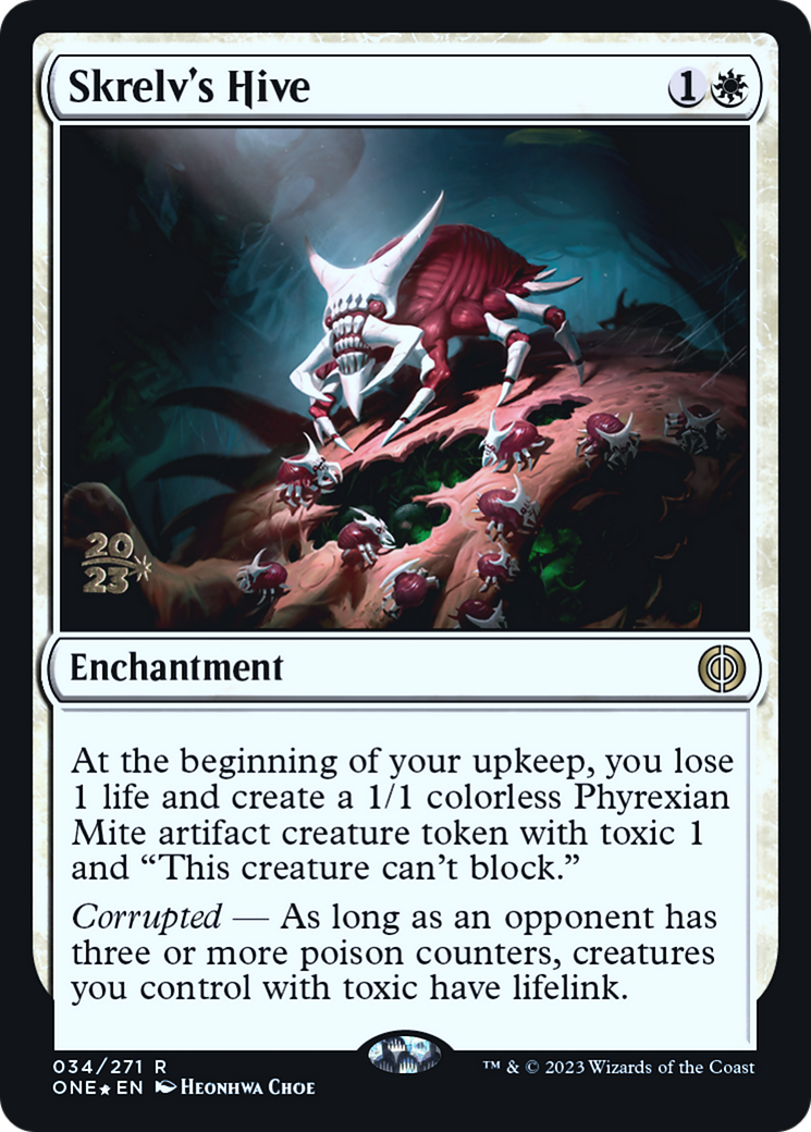 Image of Skrelv's Hive [Phyrexia: All Will Be One Prerelease Promos]