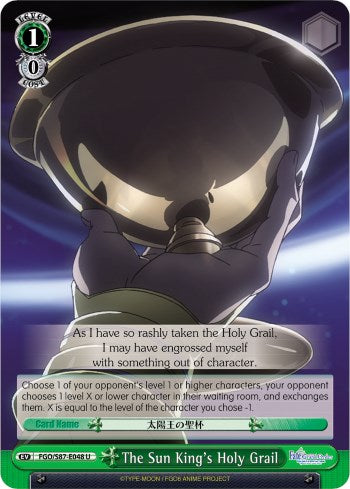 Image of The Sun King's Holy Grail (FGO/S87-E048 U) [Fate/Grand Order THE MOVIE Divine Realm of the Round Table: Camelot]