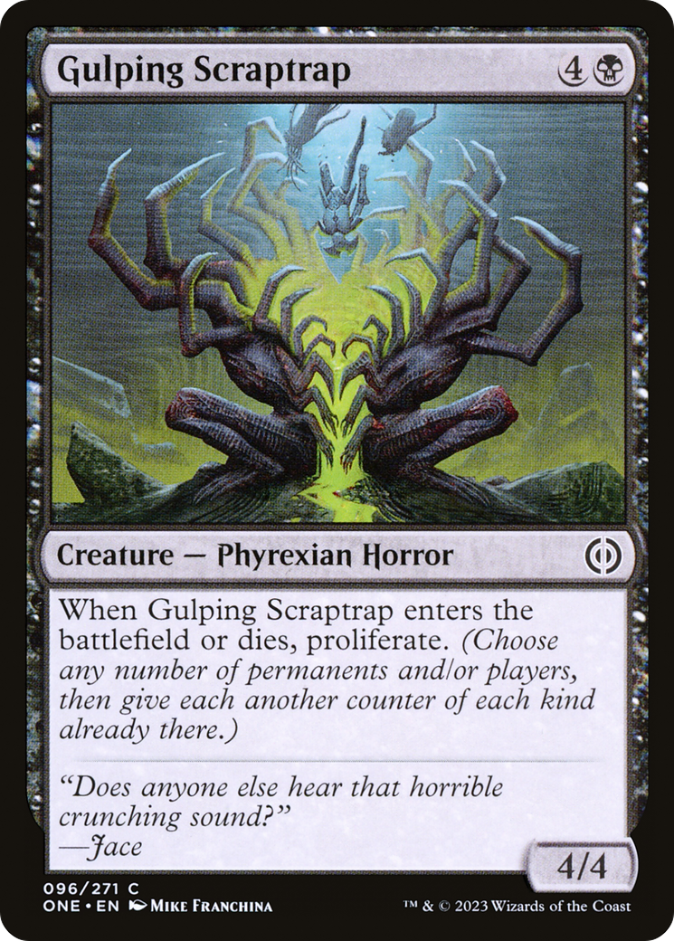 Image of Gulping Scraptrap [Phyrexia: All Will Be One]