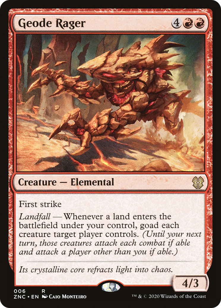 Image of Geode Rager [Zendikar Rising Commander]