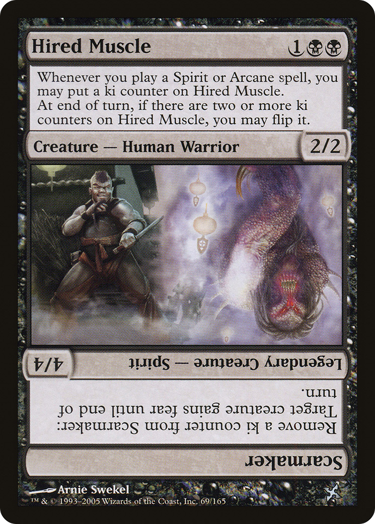 Image of Hired Muscle // Scarmaker [Betrayers of Kamigawa]