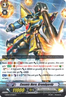 Image of Cosmic Hero, Grandgardy (G-BT07/073EN) [Glorious Bravery of Radiant Sword]