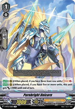 Image of Purebright Unicorn (V-BT05/028EN) [Aerial Steed Liberation]