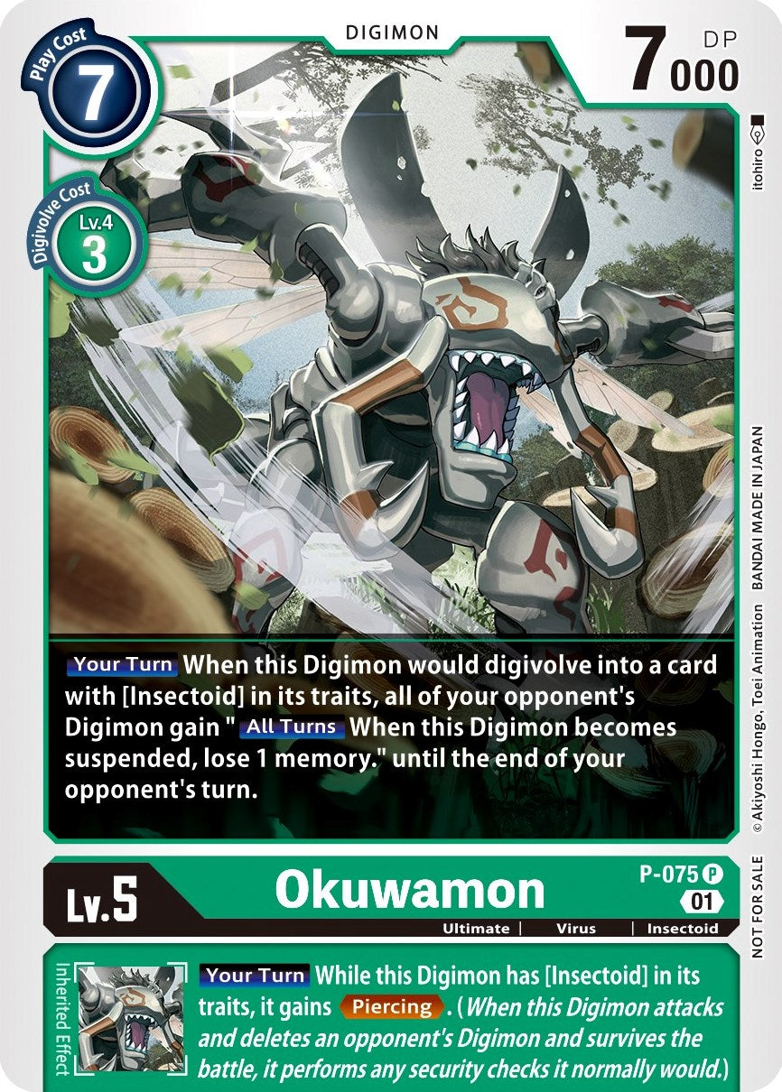 Image of Okuwamon [P-075] (Update Pack) [Promotional Cards]