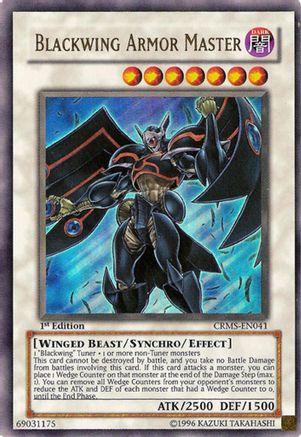 Image of Blackwing Armor Master [CRMS-EN041] Ultra Rare