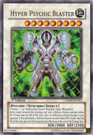 Image of Hyper Psychic Blaster [CRMS-EN042] Ultra Rare
