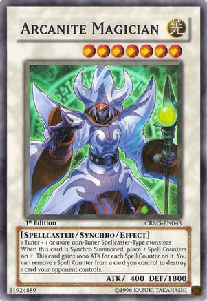 Image of Arcanite Magician [CRMS-EN043] Super Rare