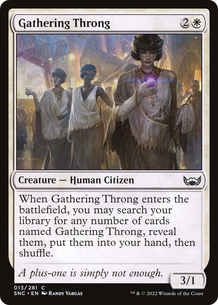 Image of Gathering Throng [Streets of New Capenna]