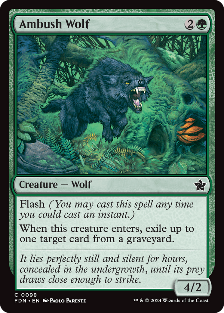 Image of Ambush Wolf [Foundations]