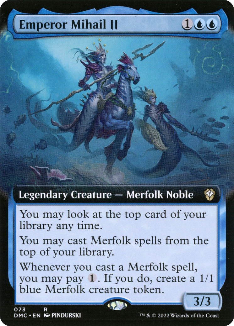 Image of Emperor Mihail II (Extended Art) [Dominaria United Commander]
