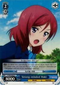 Image of Strong-minded Maki (LL/W24-E092 C) [Love Live!]
