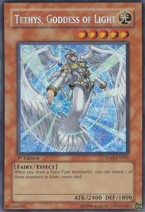 Image of Tethys, Goddess of Light [CRMS-EN095] Secret Rare