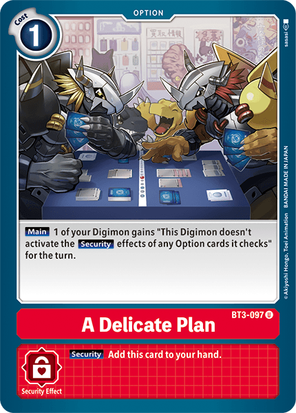 Image of A Delicate Plan [BT3-097] [Release Special Booster Ver.1.5]