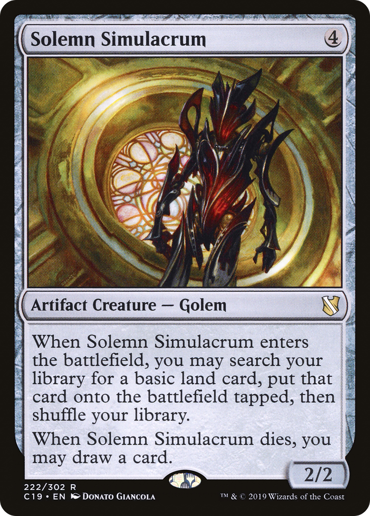 Image of Solemn Simulacrum [Commander 2019]
