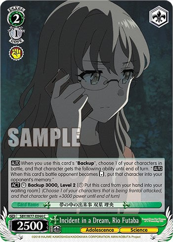 Image of Incident in a Dream, Rio Futaba [Rascal Does Not Dream of a Dreaming Girl]