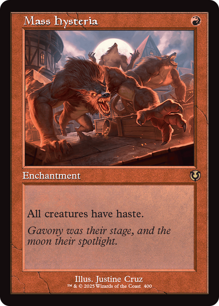 Image of Mass Hysteria (Retro Frame) [Innistrad Remastered]