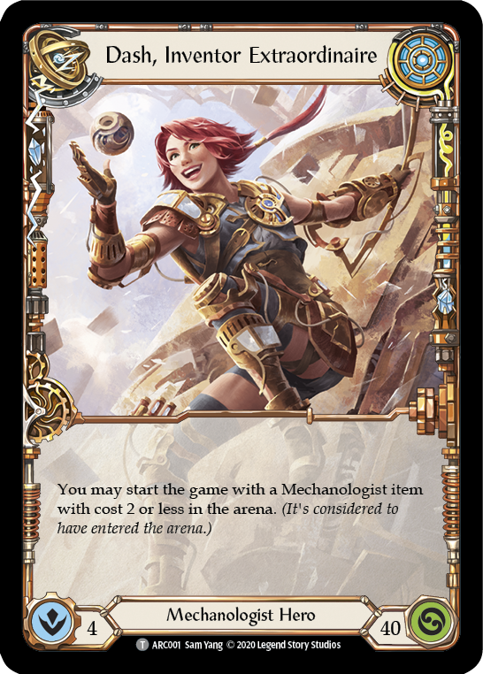 Image of Dash // Dash, Inventor Extraordinaire [U-ARC002 // U-ARC001] (Arcane Rising Unlimited)  Unlimited Normal