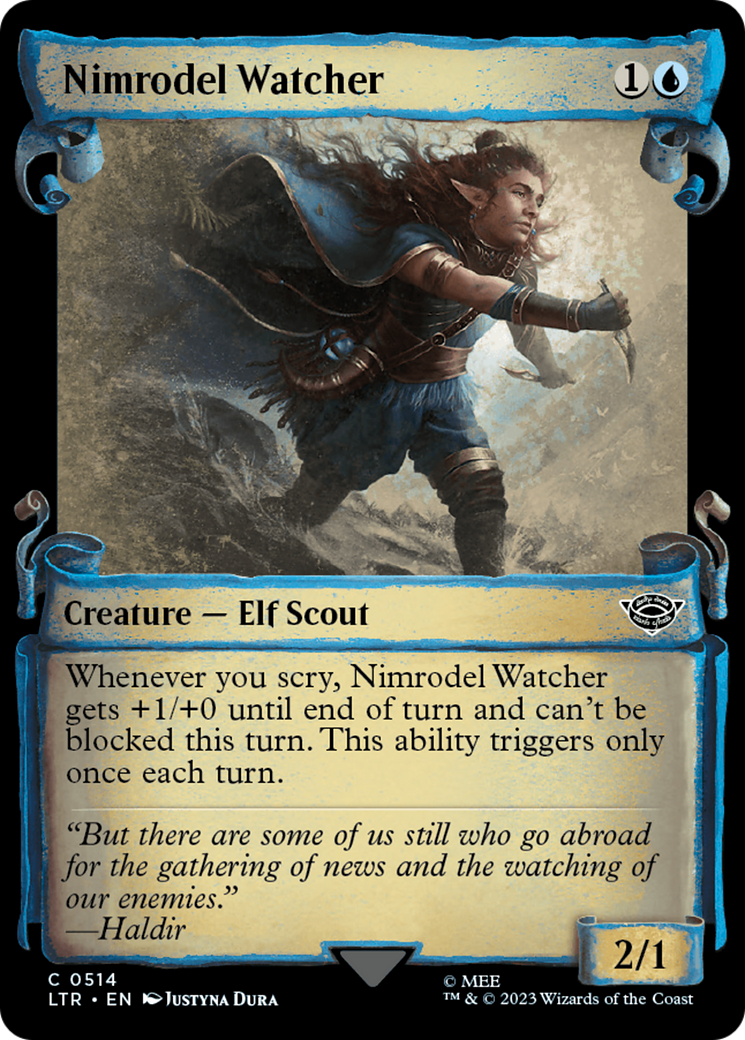 Image of Nimrodel Watcher [The Lord of the Rings: Tales of Middle-Earth Showcase Scrolls]