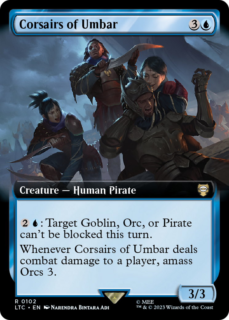 Image of Corsairs of Umbar (Extended Art) (LTC-102) - Tales of Middle-earth Commander: (Extended Art) Foil