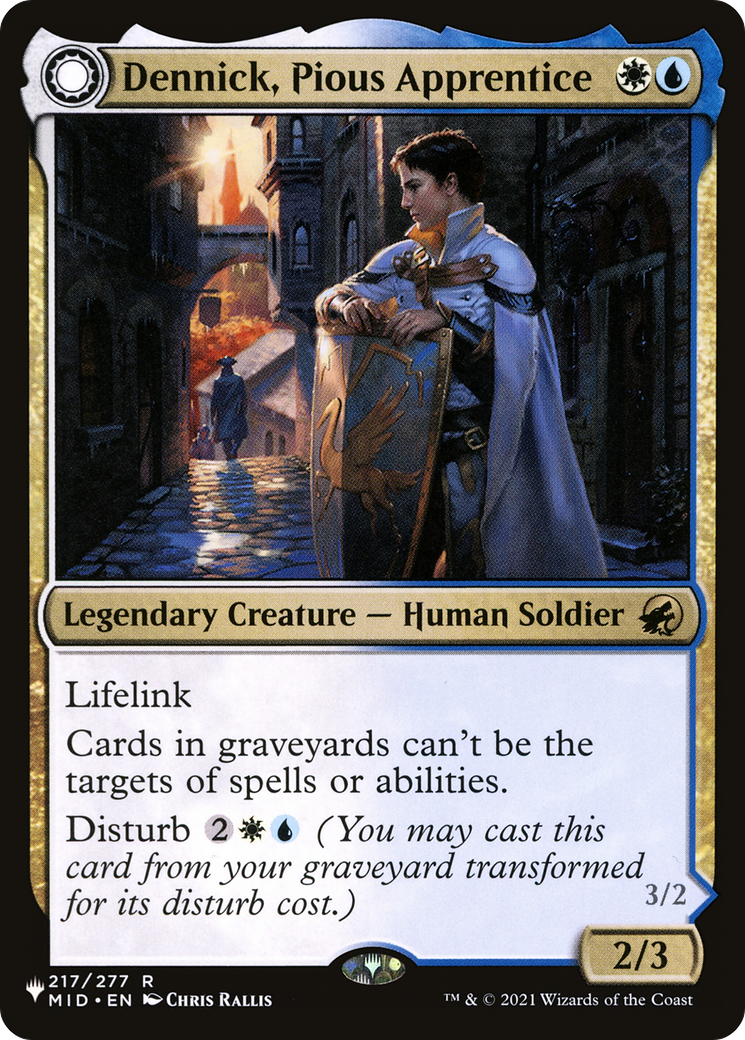 Image of Dennick, Pious Apprentice // Dennick, Pious Apparition [Secret Lair: From Cute to Brute]