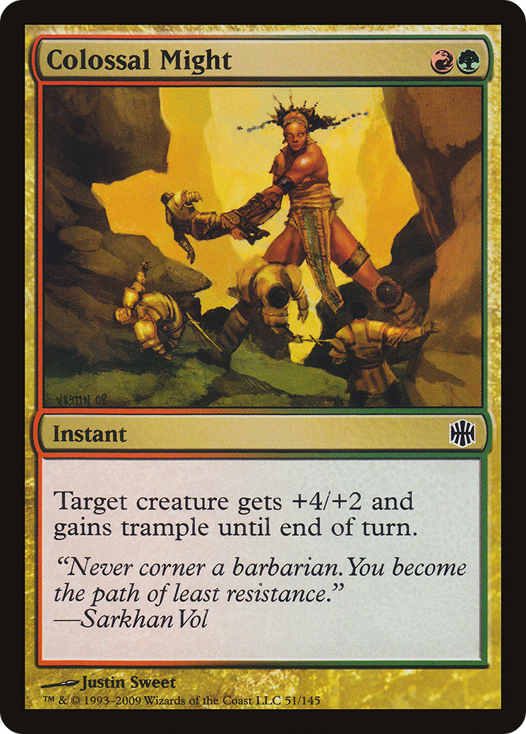 Image of Colossal Might [Alara Reborn]
